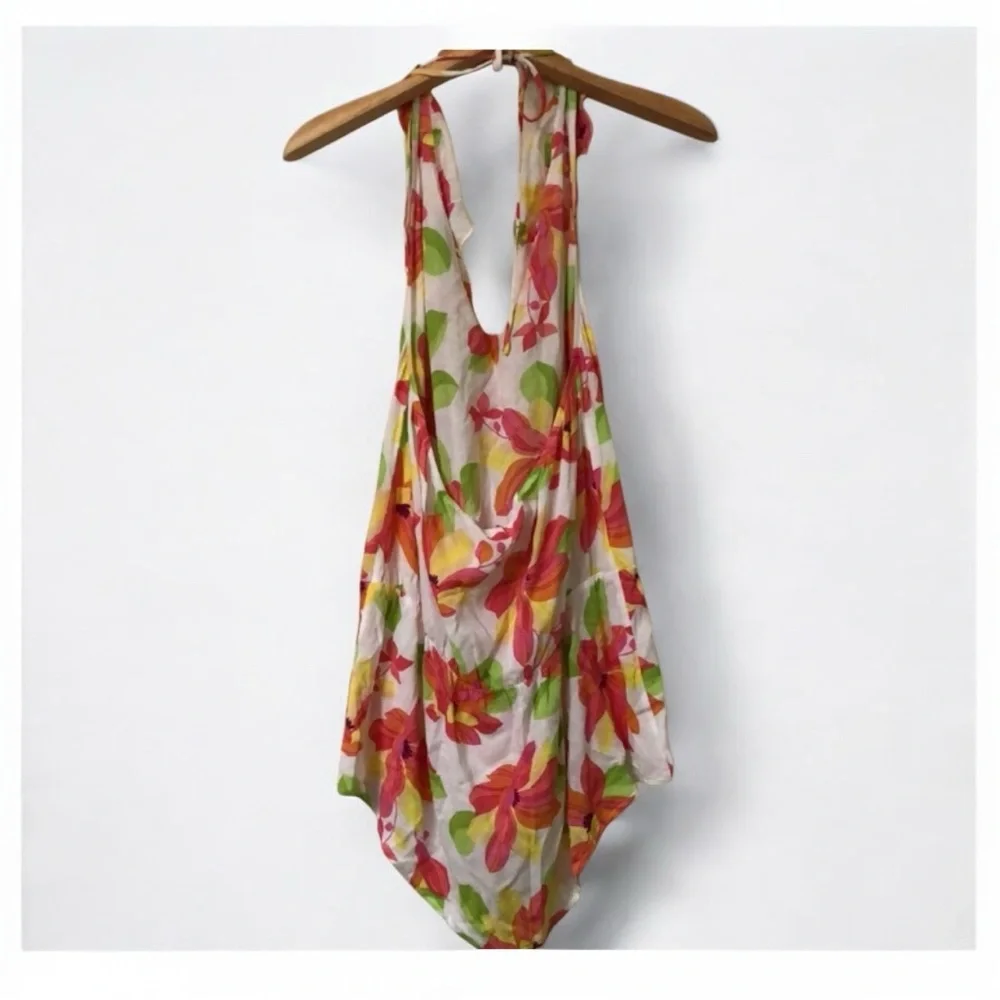 Victoria’s Secret Floral Halter Cover-Up | Beach Dress | Size S